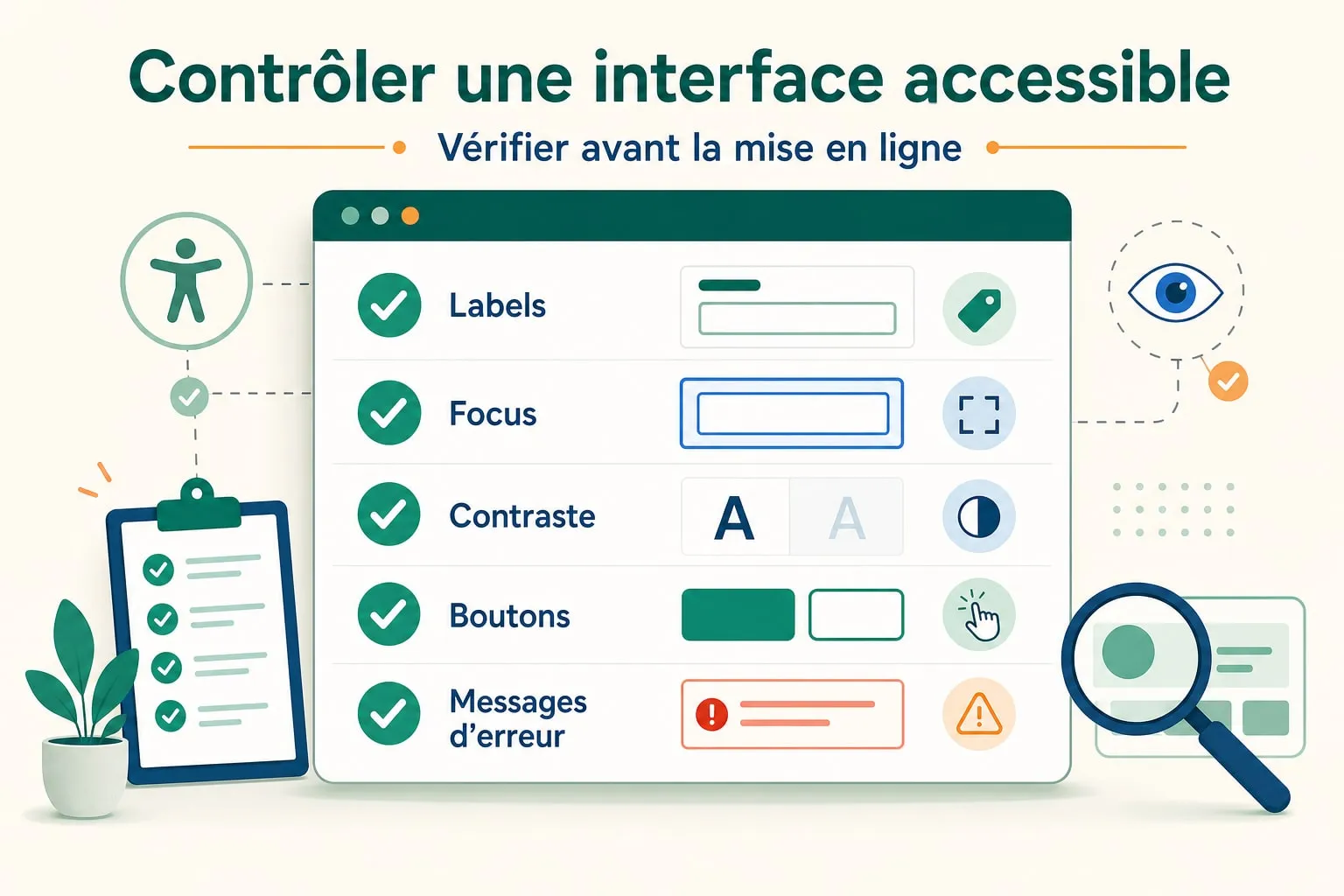 A designer and a store manager checking together the accessibility of an e-commerce interface