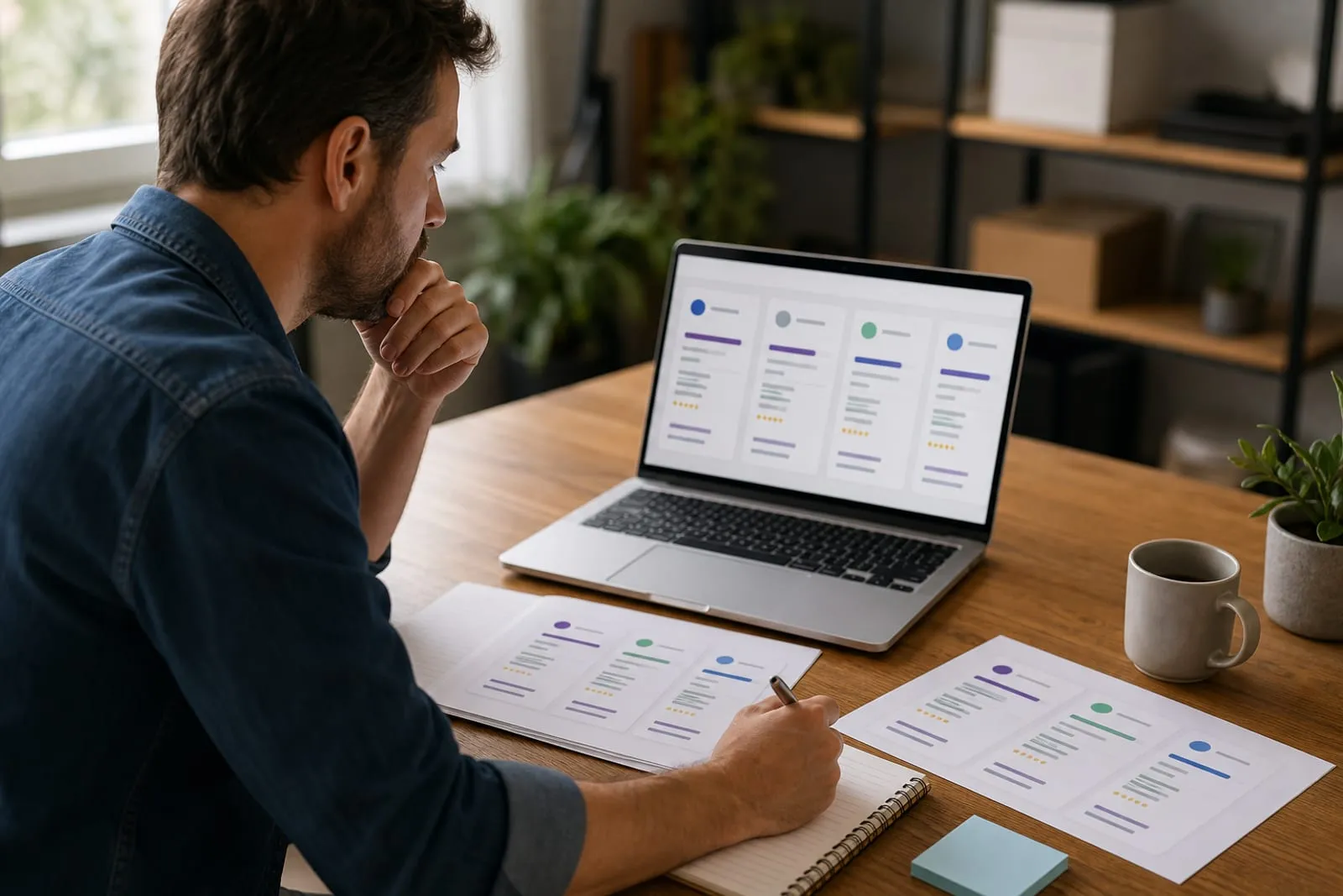 A professional comparing the maintenance and compatibility of several plugins before installing one